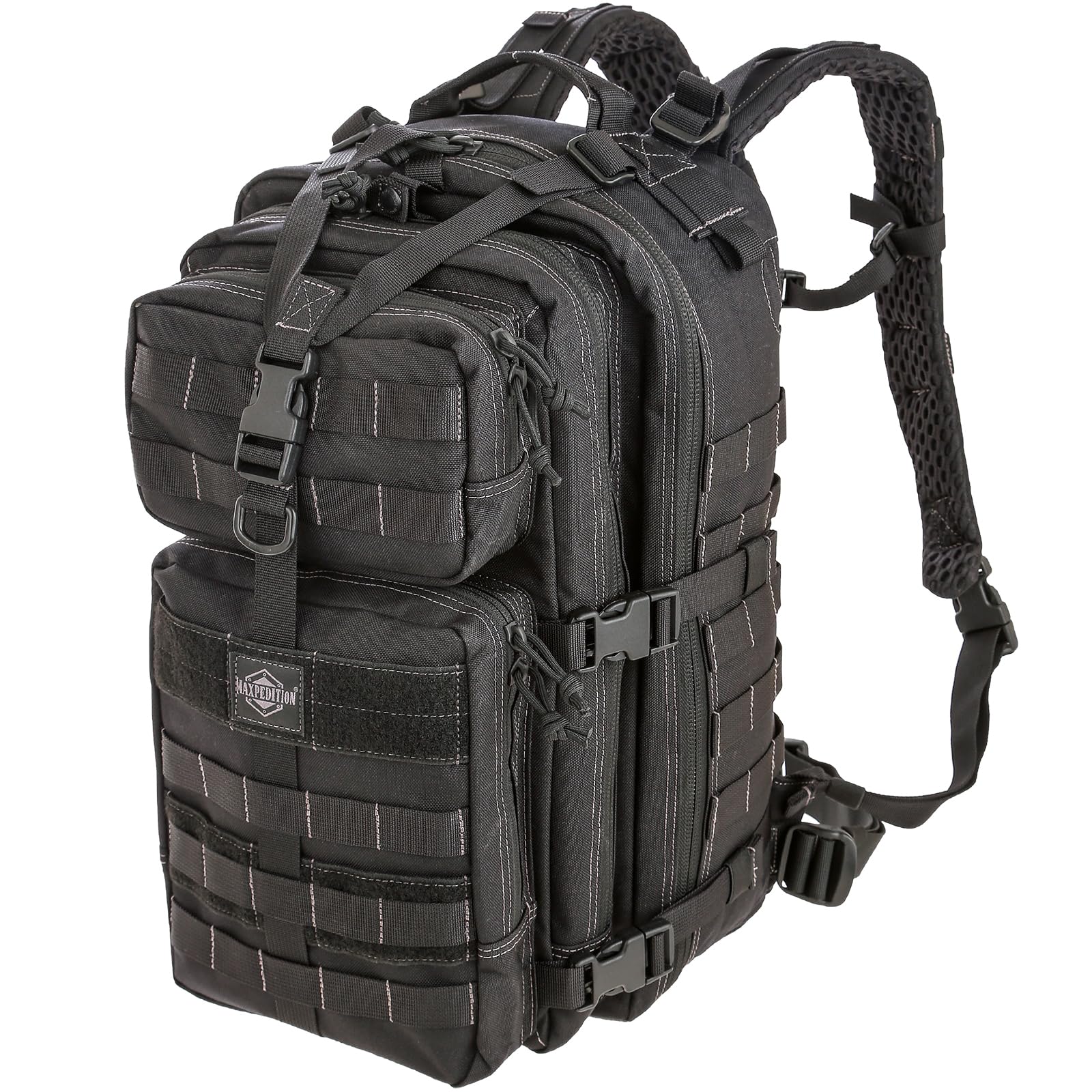 

Рюкзак Maxpedition 35 л кубический тактический MOLLE Assault 1050D нейлон используется американскими военными и специалистами по выживанию [MAXPEDITION] Falcon-III (черный) (2160 дюймов)