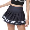 Foreign Trade New Bars Print Badminton Tennis Skirt Fitness Yoga Pleated Skirt Outdoor Running Short Exercise Skirt