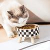 Stainless Steel Dog Bowl, Anti-knock Pet , Plastic Cat Bowl, High-footed Neck Dog Rice Bowl, Large-capacity Cat Food