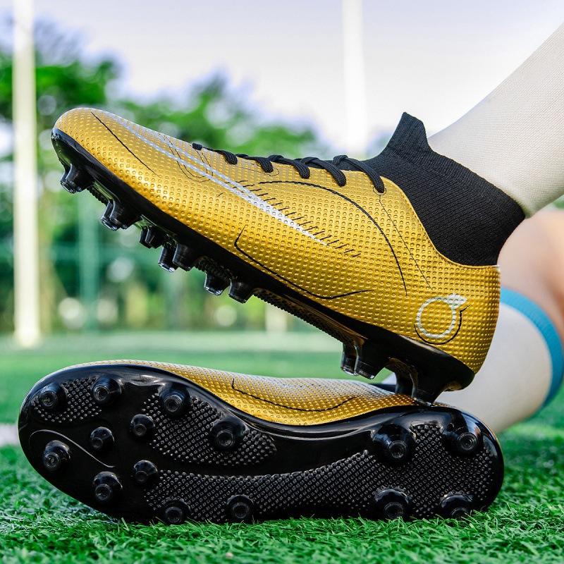 2025 summer European Cup new high-top football shoes youth adult AG long nails TF broken nails training football shoes