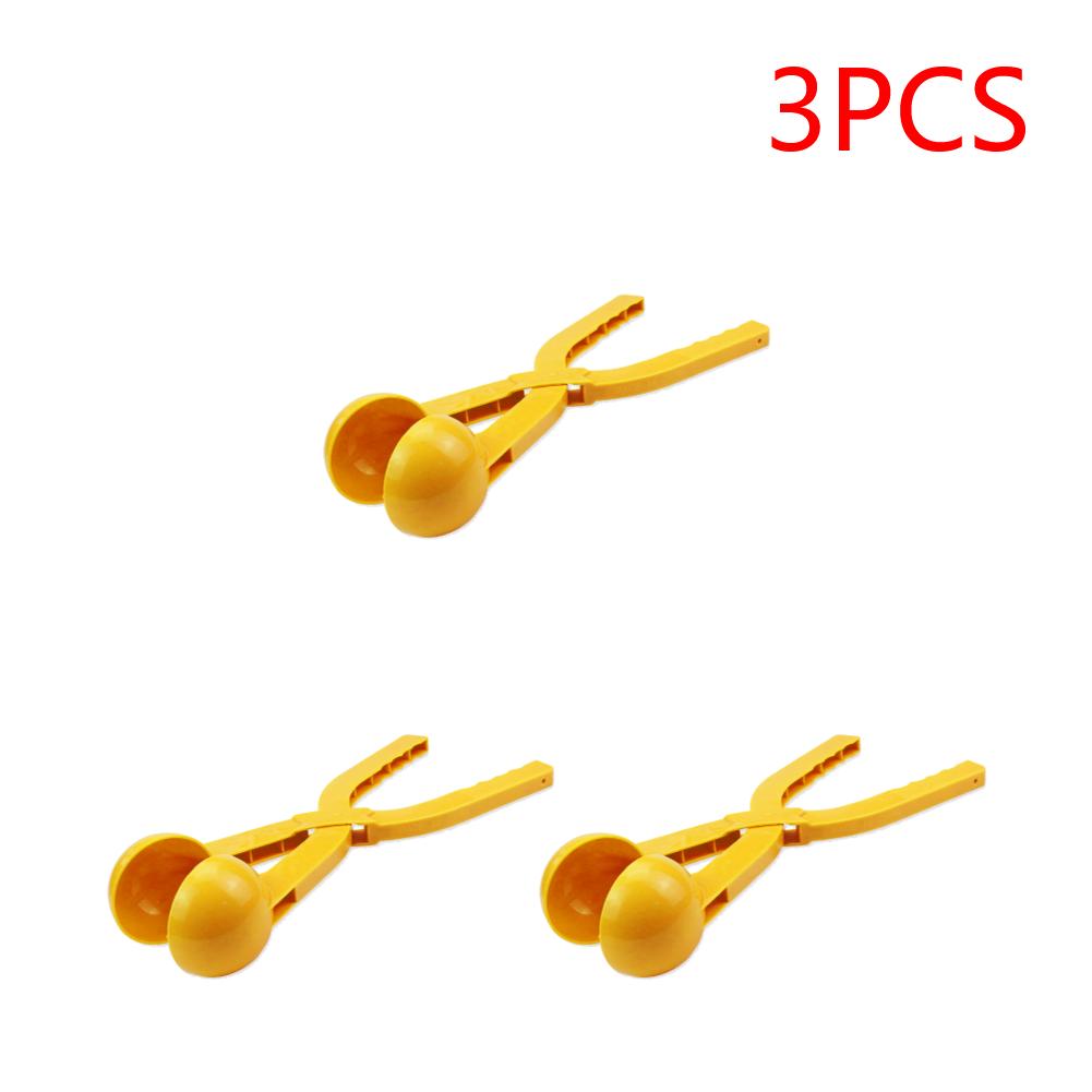 Creative Snowball Clip 3D Round Shaped Snow Snow Clip Toys Kids Sandy Beach Game Playing Tool Interactive Toys