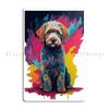 Lagotto Romagnolo Portrait Metal Sign Rusty Plaques Club Bar Wall Plaque Tin Sign Poster