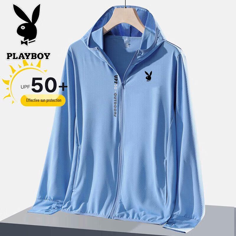 PLAYBOY Men s Summer Ice-Cool Sun Protection Jacket 4XL