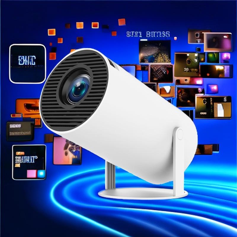 HY300 Mini HD Smart Portable Projector for Camping Home 