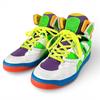 Pristine High Cut Sneakers BASKET Vintage Processing Multicolor 37 661310 Used