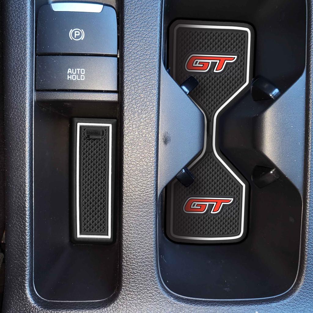 for KIA Forte K3 Cerato 2021 - 2023 GT Anti-slip Gate Slot Cup Mat Door Groove Pad Interior Accessories 14pcs