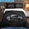 Viking Ship At Sea 3PCS Bedding set,Ideal for 1pc Duvet Cover And 2pcs Pillowcases Perfect for Fan gift,Ideal for Bedroom, Dormitory