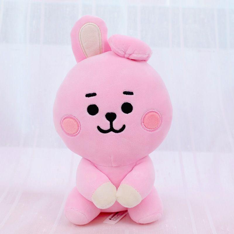 Kpop Bts Bt21 Seated Doll 20cm Baby Plush Toy Tata Cooky Chimmy Koya Mang Shooky