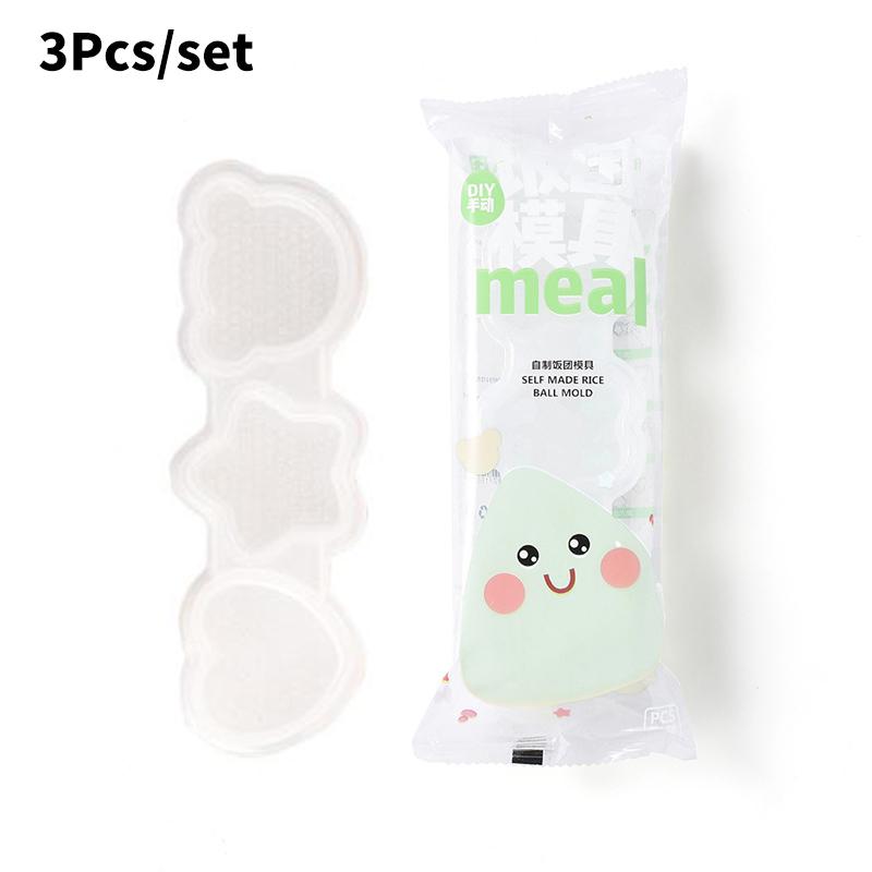 Cartoon Shape Rice Ball Set Diy Sushi Molds Press Mold Kitchen Accessories Baby Food Supplement Tools Creative Lunch Bento