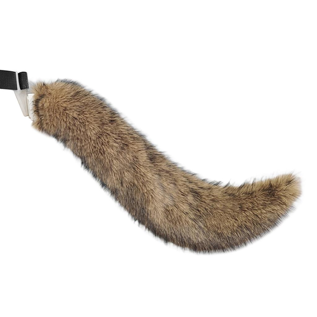 Coda da Volpe Lontra Lupo Telecomandata Accessorio Costume Cosplay Festa di Halloween Gatti Lontre Coda Elettrica Mobile Pelosa