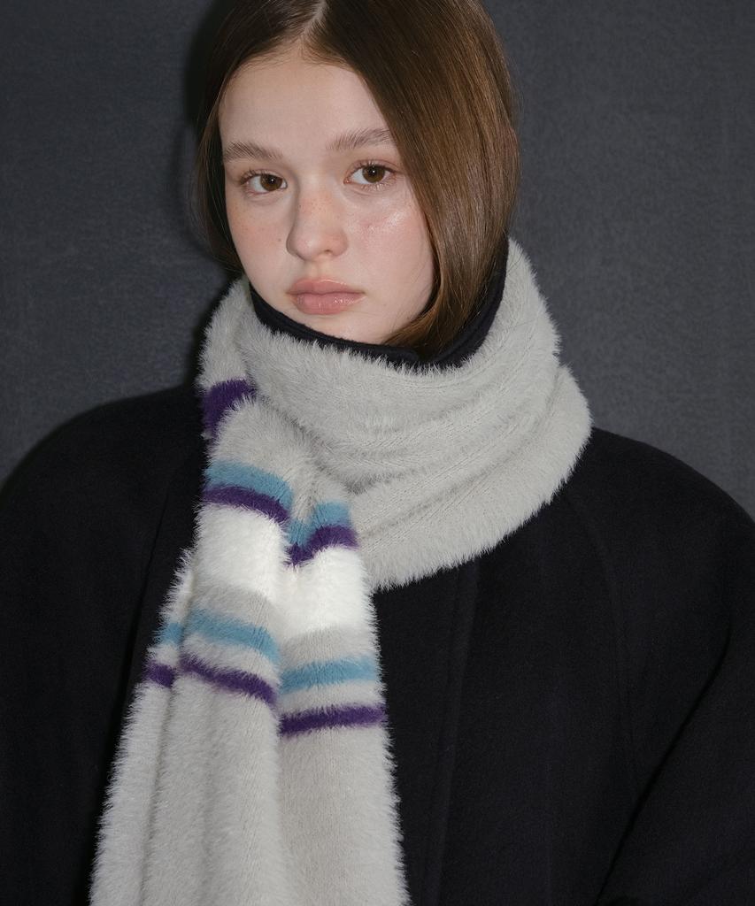 JILL BY JILLSTUART Striped Pattern Scarf - 2 Colors