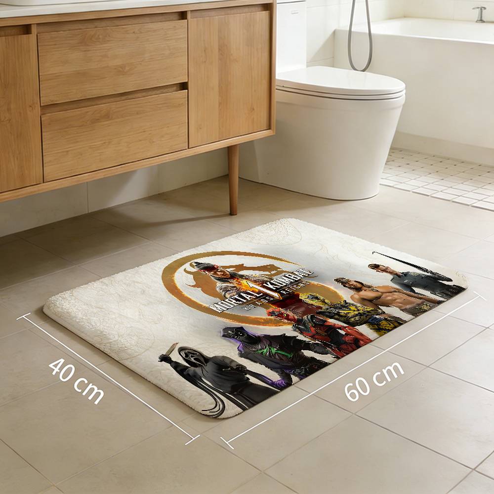 Mortal Kombat Video Game Room Mats Retro Multiple Choice Living Room Kitchen Rug Non-Slip Welcome Rug