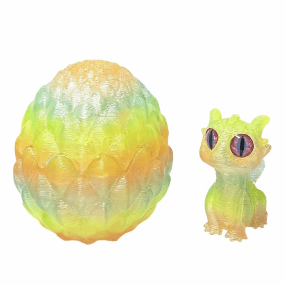 Creative 3D Printed Dragon Egg Mini Artistic Dragon Egg Statue Dragon Figure  Office Ornaments