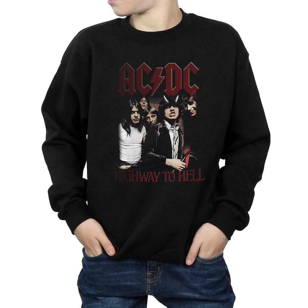 AC/DC Jungen-Sweatshirt „Highway To Hell“ aus Baumwolle