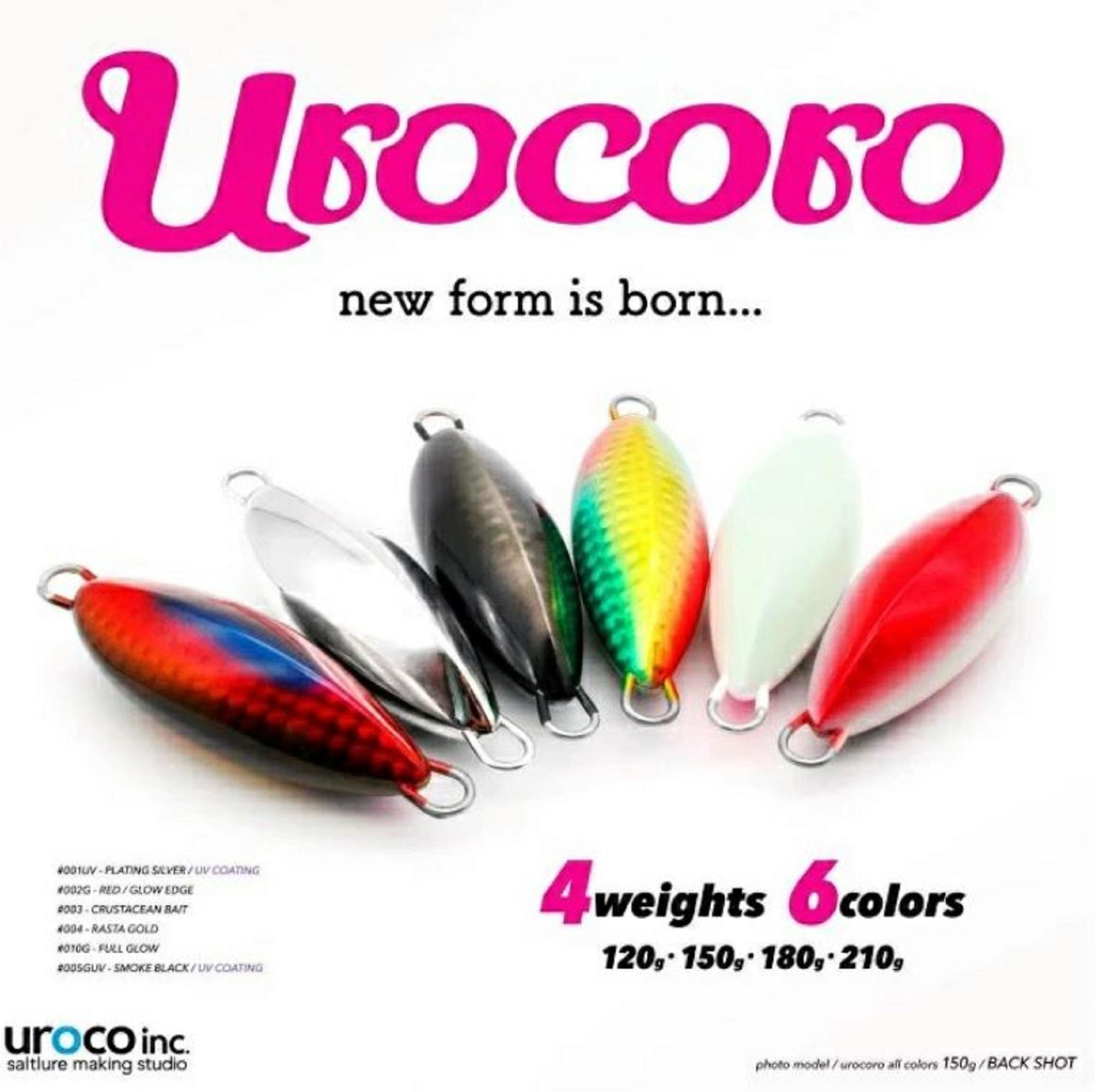 Leurre Métal Uroco Short 210g – Couleur 252 – Pêche En Mer – Neuf