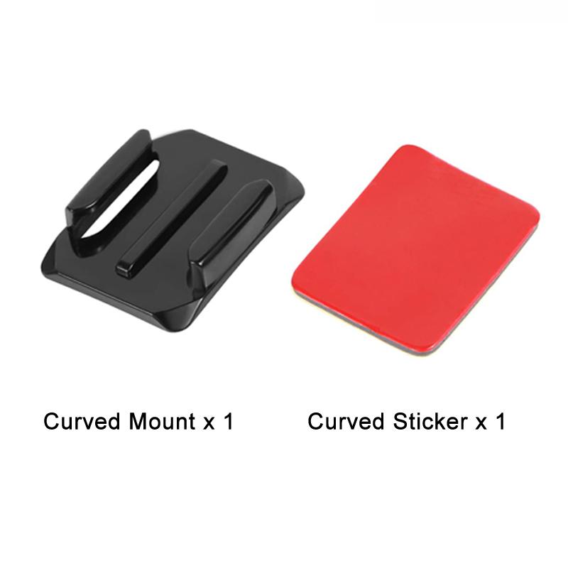 

Flat Curved Adhesive Mounts Sticker Mount for GoPro Hero DJI Insta 360 Xiaomi Yi 4K Mijia SJCAM Action Camera Go Pro Accessories
