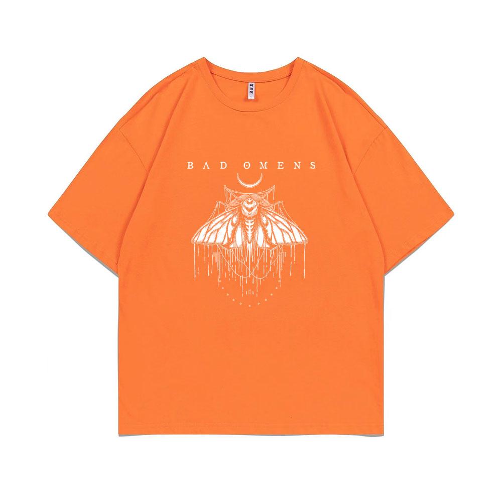 

Bad OUnisexs Print T-shirt Funny Moth Graphic T Shirts Summer Unisex Women Fashion Hip Hop Streetwear Unisex 100% Pure Cotton Tshirt 4XL