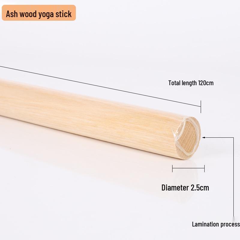 Beech Wood Yoga Posture Stick: Back-Opening, Shoulder-Opening, Chest-Expanding, Beautiful Back & Hunchback Correction Tool