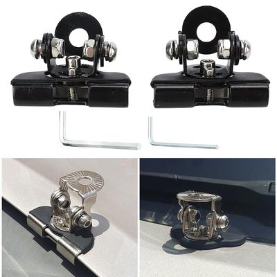 1/2Pcs Adjustable Pillar Hood LED Work Light Clamp Holder Hood LED Work Light Mount Bracket for Off Road Jeep Truck SUV