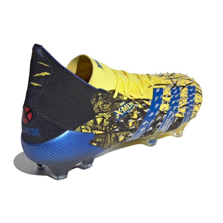 Adidas Marvel X Predator Freak.1 FG Wolverine Men Sneakers Yellow Bright-Yellow Blue FY1119