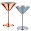 New 1 Pcs Stainless Steel Goblet Wine Glass Copper Silver Rose Gold Fruit Juice Drink Champagne Glass Bar Accessories 2025