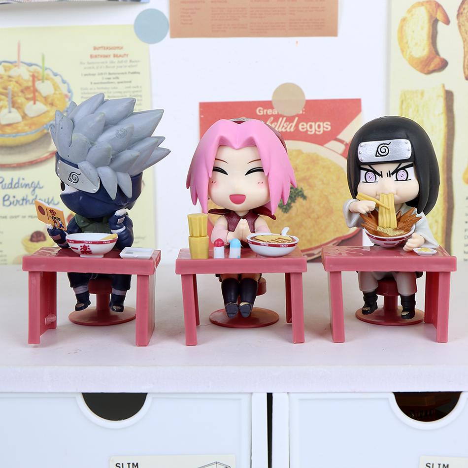New Naruto Shippuden Ramen Theme Series Blind Box - Chibi Mini Pvc Anime Figures - Mystery Sasuke Uchiha & Naruto Toy Gifts