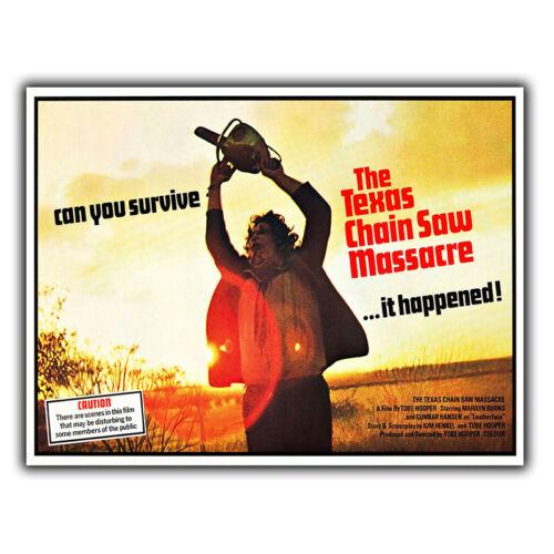 THE TEXAS CHAINSAW MASSACRE METAL SIGN WALL PLAQUE Film Movie Advert posterAluminum 20x30cm(7.8x11.8inch)