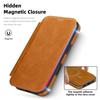 For iPhone 17 Case Compatible with MagSafe RFID Blocking Card Holder Leather Phone Cover