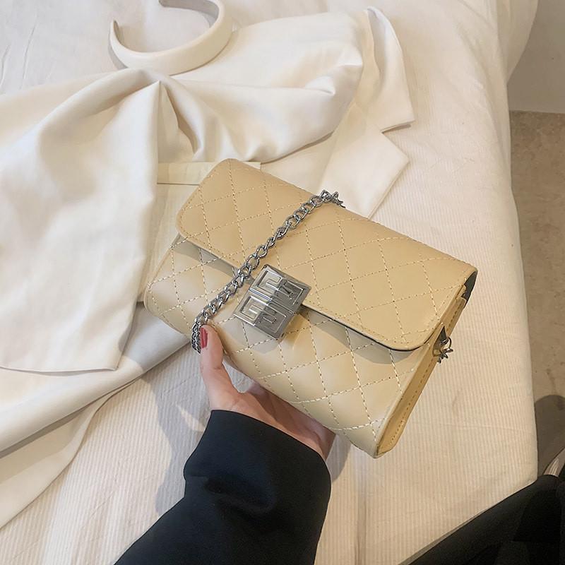 2023 Summer New Street Style Pu Shoulder Bag Fashion Minimalist Crossbody Bag жёлтый