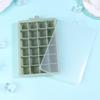 1Pc 24-Hole Silicone Ice Tray Square Box Auxiliary Food Puree Cheese Jelly Mold With Lid Bar Kitchen Cocktail Tools Ice Mold