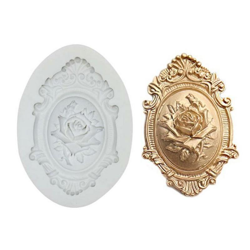 Flower Cake Border Silicone Molds DIY Fondant Cake Decorating Tools Chocolate Sugarcraft Gumpaste Mold Kitchen Baking Tools