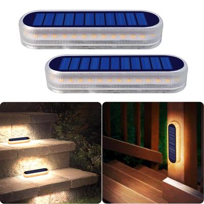 DetarZin LED Solar Outdoor Garden IP68 30 Warm Solar Powered Outdoor Stair Garden Solar Panel Auto Ideal for and Parking Lots of Lights, Lights,