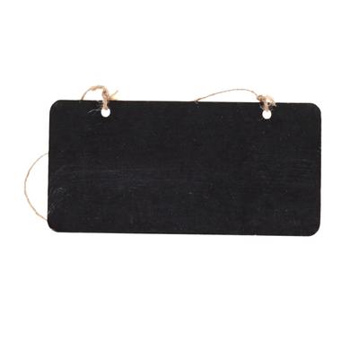 Hanging Chalkboard Sign with Rope Small Blackboard Message Board for Cafe Restaurant Menu Display and Home Decoration