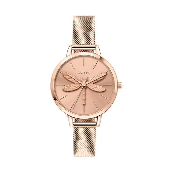 Oui & Me Orologio da Donna Amourette Acciaio Inossidabile Tono Oro Rosa Quarzo ME010136