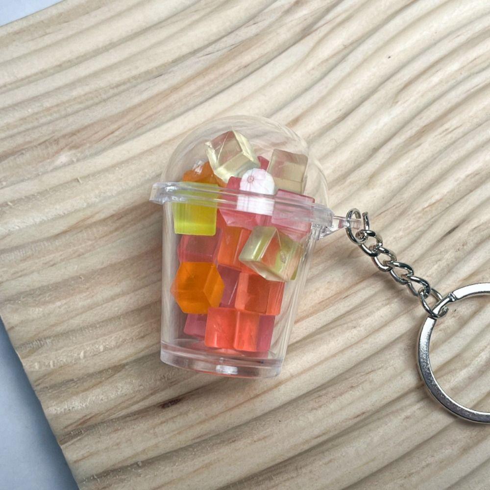 Shaker Cup Keychain Charm Bag Pendent New Key Chains  for Keychain Bag