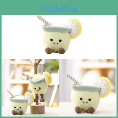 Plush Lemonade Milk Tea Cup Keychain Cute Toy For Girls Gift