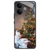 Tempered Glass Phone Case For Vivo V50 Lite VivoV50 VIVOV60 V40 V30 Lite Pro Shockproof  Cover Christmas Painted Fundas Coque