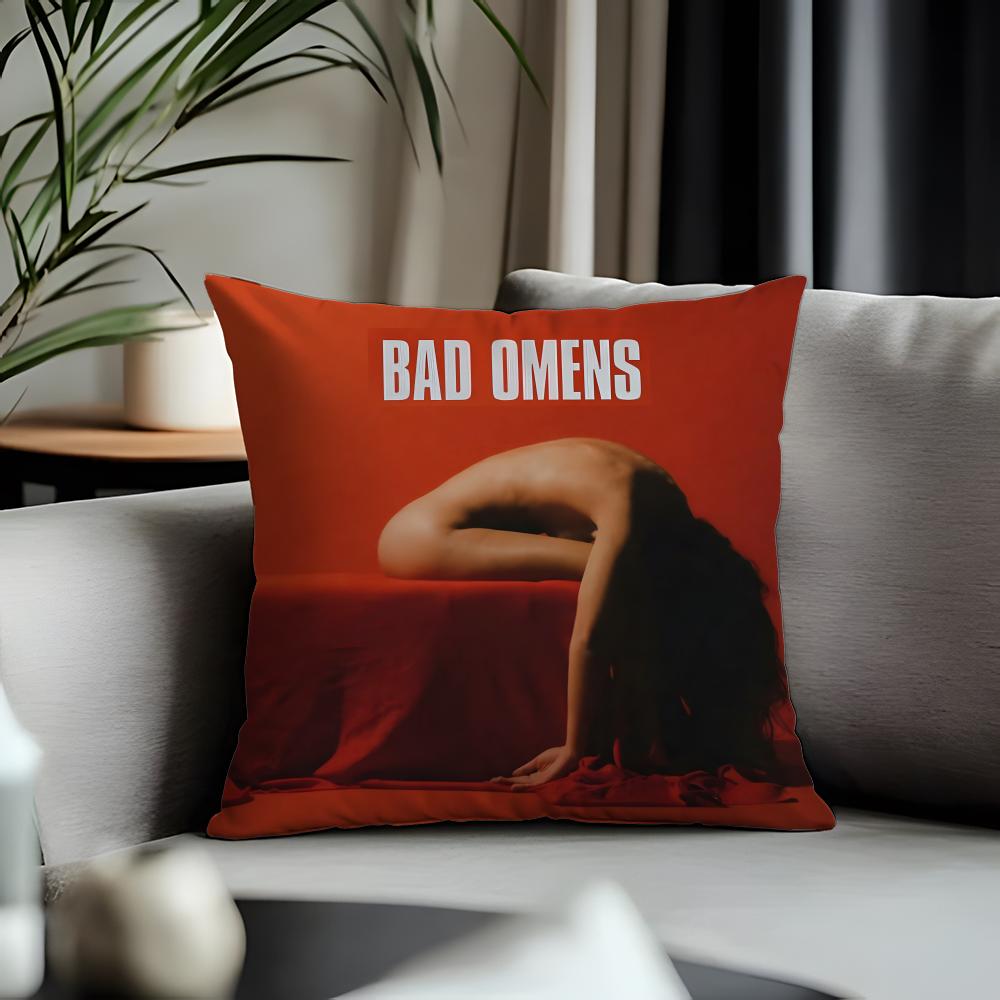 Trending Bbad Omensed Cushion Cover Antidustmite Pillowcase Invisible Zipper Silky Short Plush Sofa Cushion Cover