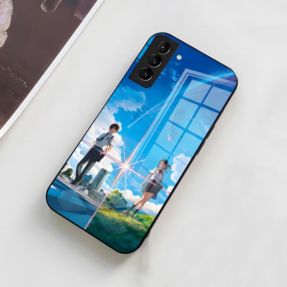 A-Anime Your N-Name Phone Case For Samsung A56 A36 A26 A16 A15 A25 A35 A55 A14 A34 A24 A54 Glass Case