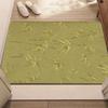 Chinese Style Bamboo Printed Carpet Artistic Ethnic Style Decorative Door Mat Farmhouse Living Room Bedroom Entrance Carpet