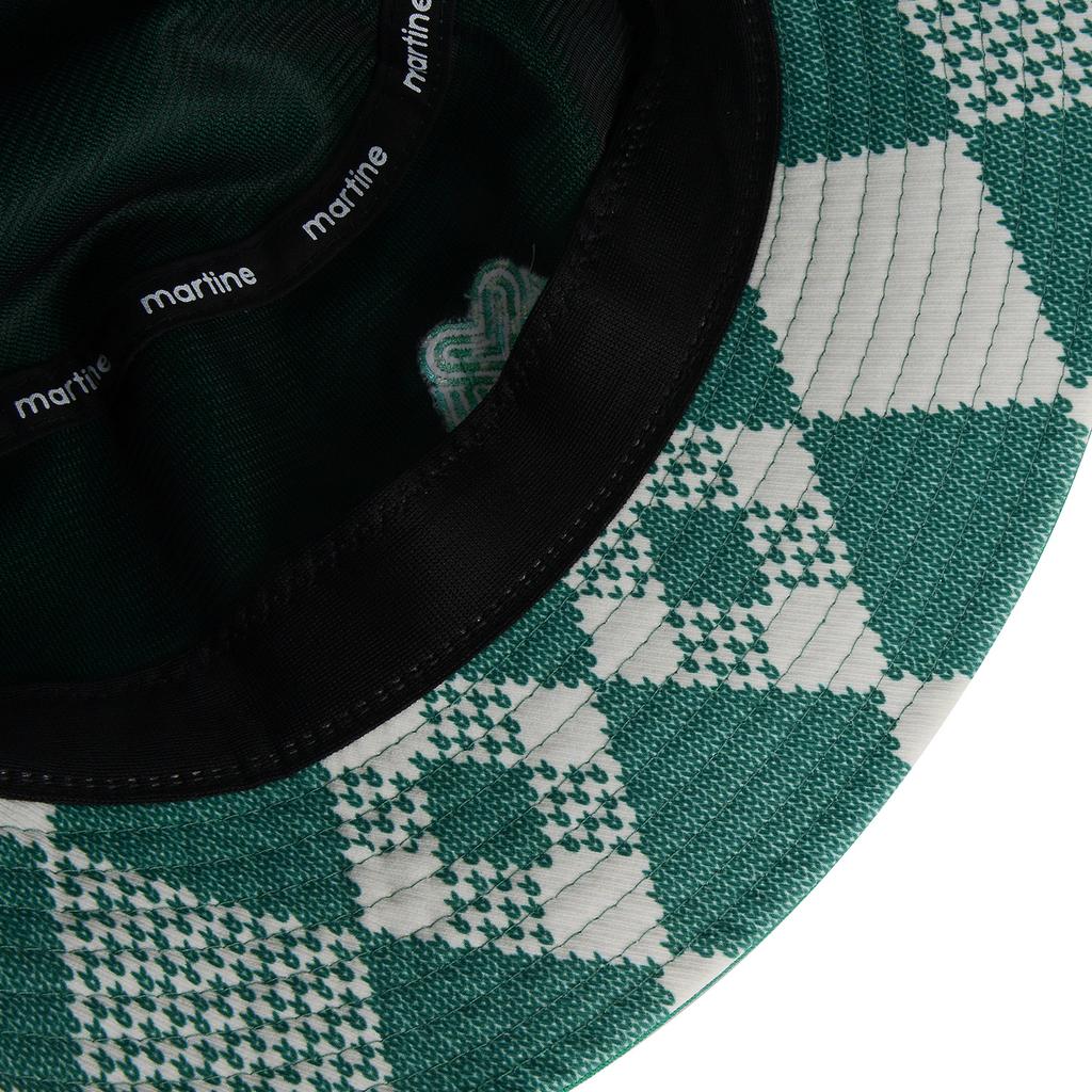MARTINE GOLF Argyle Bucket Hat_Green