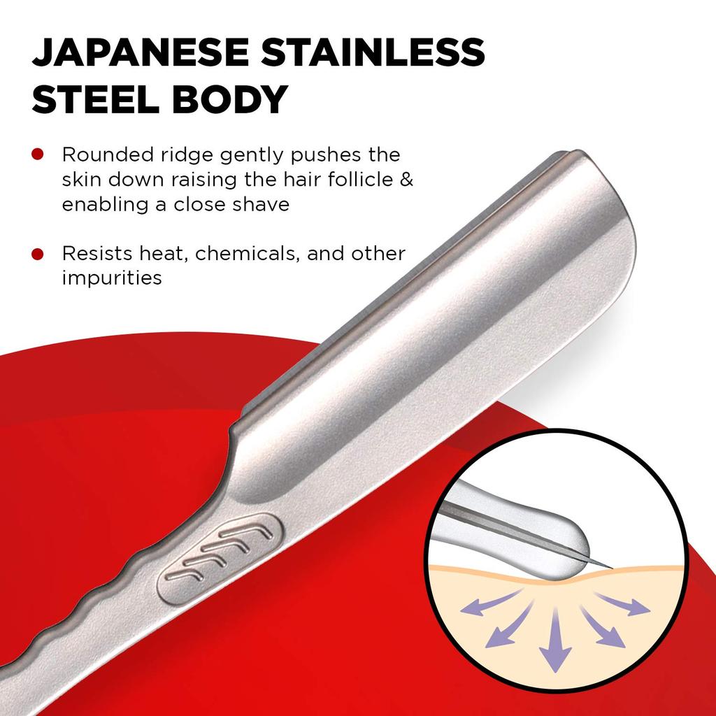 Feather Artist Club Black SS Folding Handle Razor