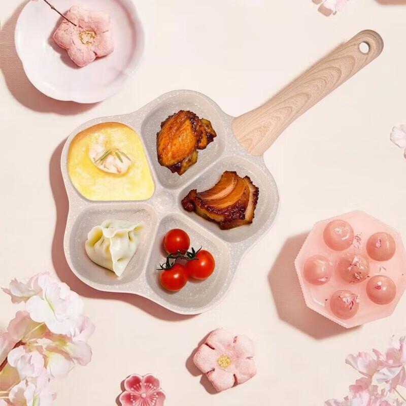 Blumenförmige 5-Loch Antihaft-Eierpfanne