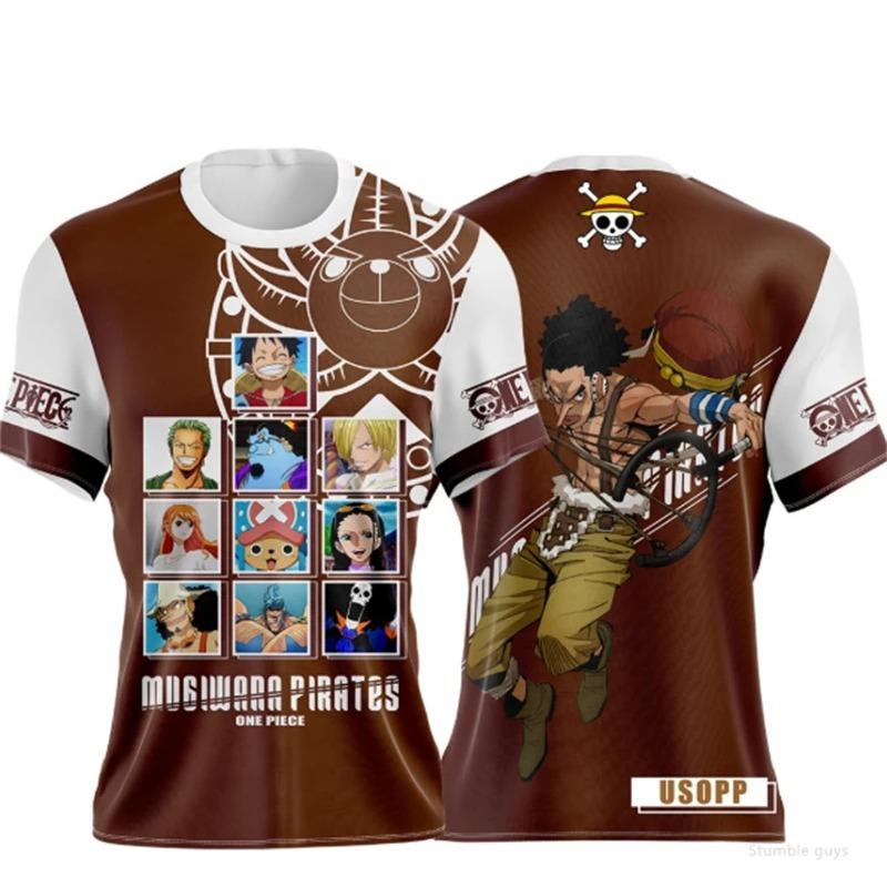 Men's Casual One Piece T-Shirt Sanji Raid Suit Jersey Boys Clothes Girls Short Sleeve Breathable Summer Fashion