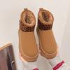 Fashion Women Leopard Print Shoes Winter New Comfortable Warm Women's Snow Boots Non-slip Wear-resistant Fashion Plush Short Boots Hot