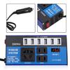 High Power Truck Car Power Supply Inverter Charging Adapter, Converts 12V/24V To 110V/220V, For Long Drives And Camping