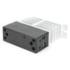10A Solid State Relay with Heat Sink SSR Relay Module 3‑32VDC Input 24‑480VAC Output