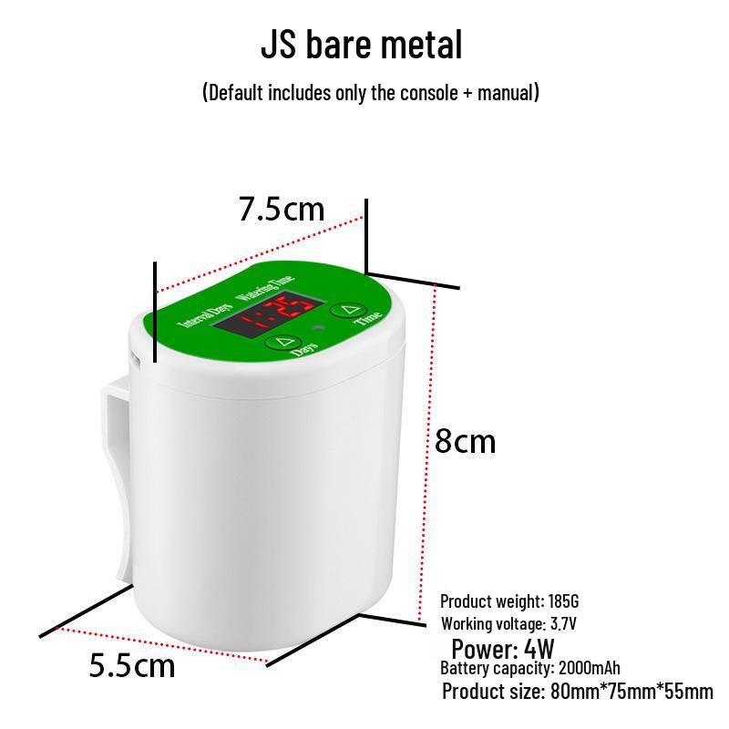 Solar-Powered Smart Watering Timer: One-Month Automated Plant Sprinkler