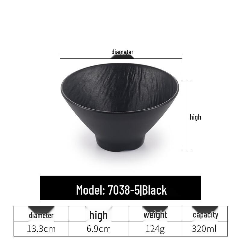 Zhebu Commercial Melamine Salad & Soup Bowl