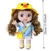 Dolly 28cm Dress Doll Full Body Girl Dress Up Toys Cute Doll Girls' Doll with Clothes  Girl Gift